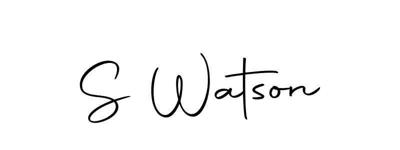 Similarly Autography-DOLnW is the best handwritten signature design. Signature creator online .You can use it as an online autograph creator for name S Watson. S Watson signature style 10 images and pictures png