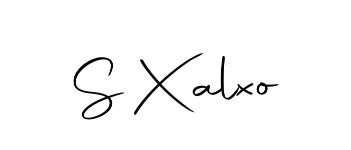 Create a beautiful signature design for name S Xalxo. With this signature (Autography-DOLnW) fonts, you can make a handwritten signature for free. S Xalxo signature style 10 images and pictures png