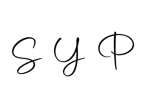 S Y P stylish signature style. Best Handwritten Sign (Autography-DOLnW) for my name. Handwritten Signature Collection Ideas for my name S Y P. S Y P signature style 10 images and pictures png