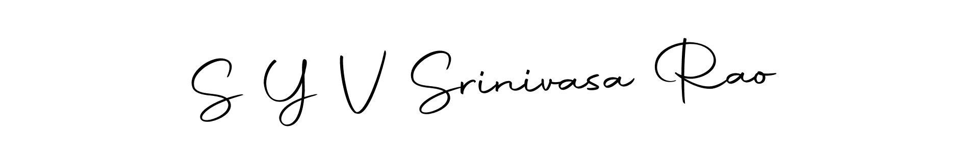 S Y V Srinivasa Rao stylish signature style. Best Handwritten Sign (Autography-DOLnW) for my name. Handwritten Signature Collection Ideas for my name S Y V Srinivasa Rao. S Y V Srinivasa Rao signature style 10 images and pictures png