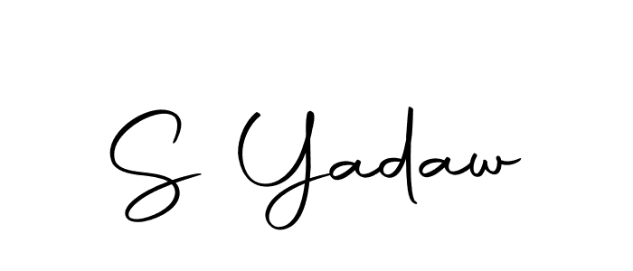 Also we have S Yadaw name is the best signature style. Create professional handwritten signature collection using Autography-DOLnW autograph style. S Yadaw signature style 10 images and pictures png