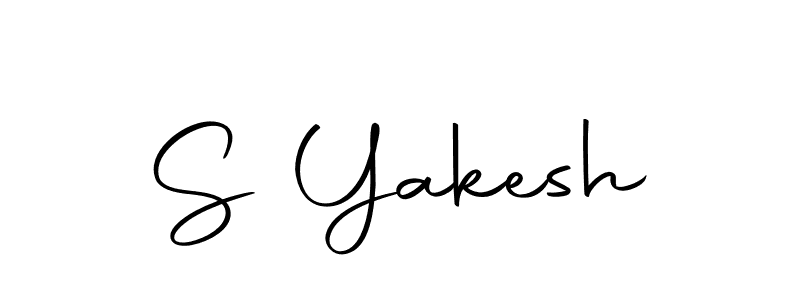 Make a beautiful signature design for name S Yakesh. With this signature (Autography-DOLnW) style, you can create a handwritten signature for free. S Yakesh signature style 10 images and pictures png