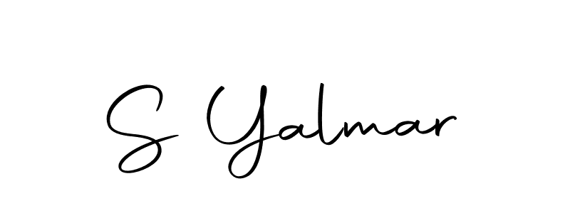 How to make S Yalmar name signature. Use Autography-DOLnW style for creating short signs online. This is the latest handwritten sign. S Yalmar signature style 10 images and pictures png