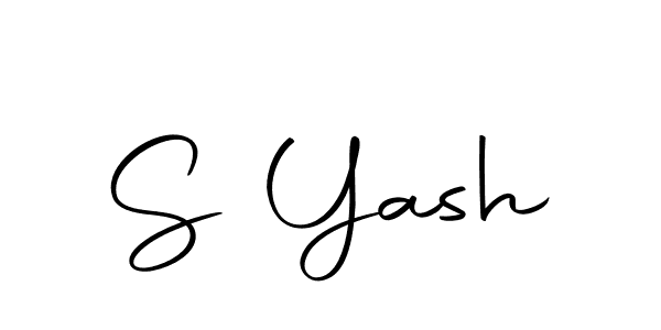 S Yash stylish signature style. Best Handwritten Sign (Autography-DOLnW) for my name. Handwritten Signature Collection Ideas for my name S Yash. S Yash signature style 10 images and pictures png