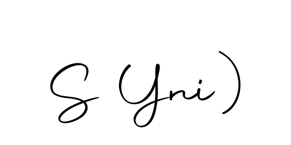 Similarly Autography-DOLnW is the best handwritten signature design. Signature creator online .You can use it as an online autograph creator for name S Yni). S Yni) signature style 10 images and pictures png