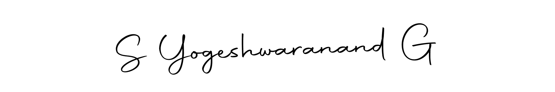 You can use this online signature creator to create a handwritten signature for the name S Yogeshwaranand G. This is the best online autograph maker. S Yogeshwaranand G signature style 10 images and pictures png