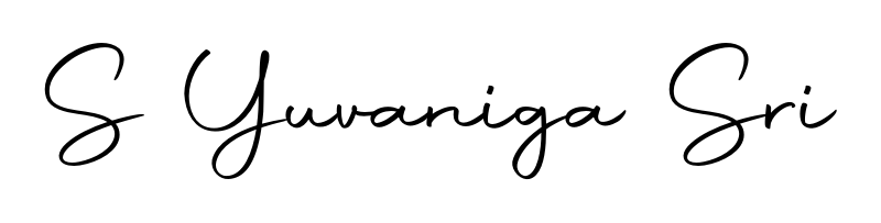 Personalize your online presence with S Yuvaniga Sri signature rendered in elegant Autography-DOLnW font. Great for website footers and blogs. S Yuvaniga Sri signature style 10 images and pictures png