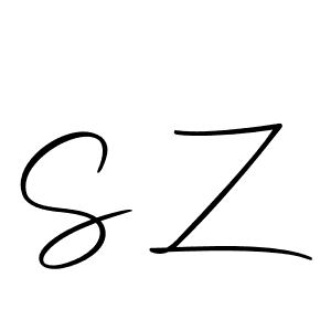 Design your own signature with our free online signature maker. With this signature software, you can create a handwritten (Autography-DOLnW) signature for name S Z. S Z signature style 10 images and pictures png