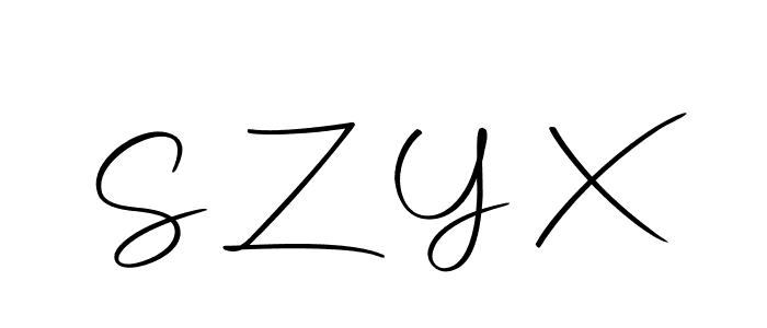 Make a beautiful signature design for name S Z Y X. With this signature (Autography-DOLnW) style, you can create a handwritten signature for free. S Z Y X signature style 10 images and pictures png