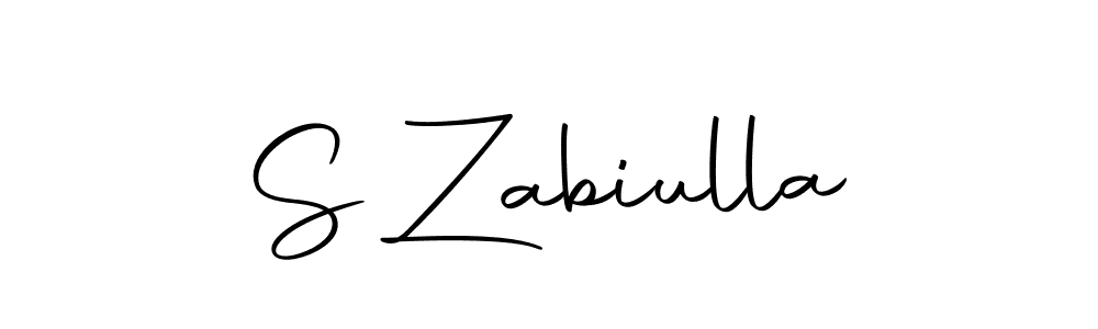 How to make S Zabiulla signature? Autography-DOLnW is a professional autograph style. Create handwritten signature for S Zabiulla name. S Zabiulla signature style 10 images and pictures png