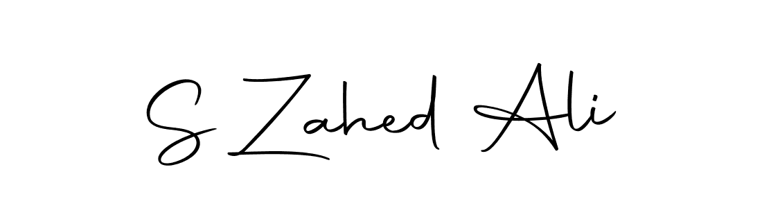 The best way (Autography-DOLnW) to make a short signature is to pick only two or three words in your name. The name S Zahed Ali include a total of six letters. For converting this name. S Zahed Ali signature style 10 images and pictures png