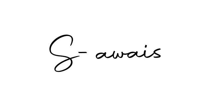 S-awais stylish signature style. Best Handwritten Sign (Autography-DOLnW) for my name. Handwritten Signature Collection Ideas for my name S-awais. S-awais signature style 10 images and pictures png