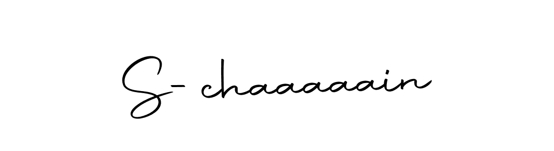 You should practise on your own different ways (Autography-DOLnW) to write your name (S-chaaaaain) in signature. don't let someone else do it for you. S-chaaaaain signature style 10 images and pictures png