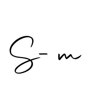You should practise on your own different ways (Autography-DOLnW) to write your name (S-m) in signature. don't let someone else do it for you. S-m signature style 10 images and pictures png