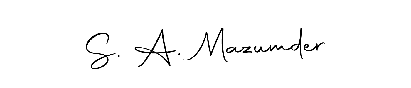 if you are searching for the best signature style for your name S. A. Mazumder. so please give up your signature search. here we have designed multiple signature styles  using Autography-DOLnW. S. A. Mazumder signature style 10 images and pictures png