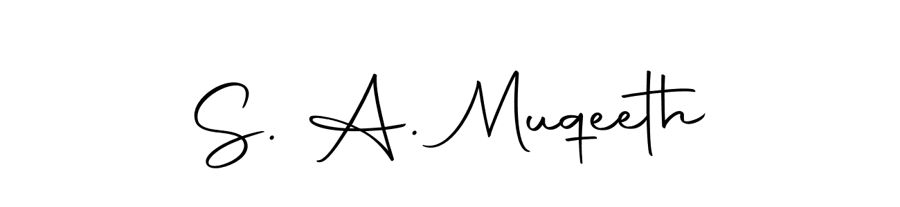 How to make S. A. Muqeeth signature? Autography-DOLnW is a professional autograph style. Create handwritten signature for S. A. Muqeeth name. S. A. Muqeeth signature style 10 images and pictures png