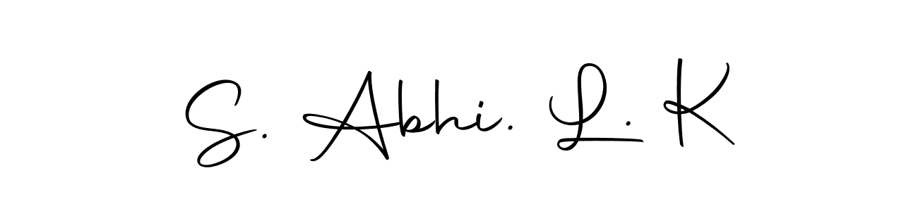 You can use this online signature creator to create a handwritten signature for the name S. Abhi. L. K. This is the best online autograph maker. S. Abhi. L. K signature style 10 images and pictures png