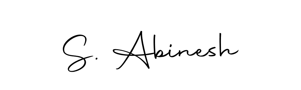 Use a signature maker to create a handwritten signature online. With this signature software, you can design (Autography-DOLnW) your own signature for name S. Abinesh. S. Abinesh signature style 10 images and pictures png