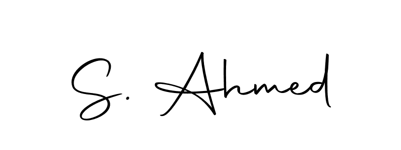 It looks lik you need a new signature style for name S. Ahmed. Design unique handwritten (Autography-DOLnW) signature with our free signature maker in just a few clicks. S. Ahmed signature style 10 images and pictures png