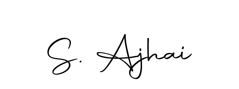 Use a signature maker to create a handwritten signature online. With this signature software, you can design (Autography-DOLnW) your own signature for name S. Ajhai. S. Ajhai signature style 10 images and pictures png