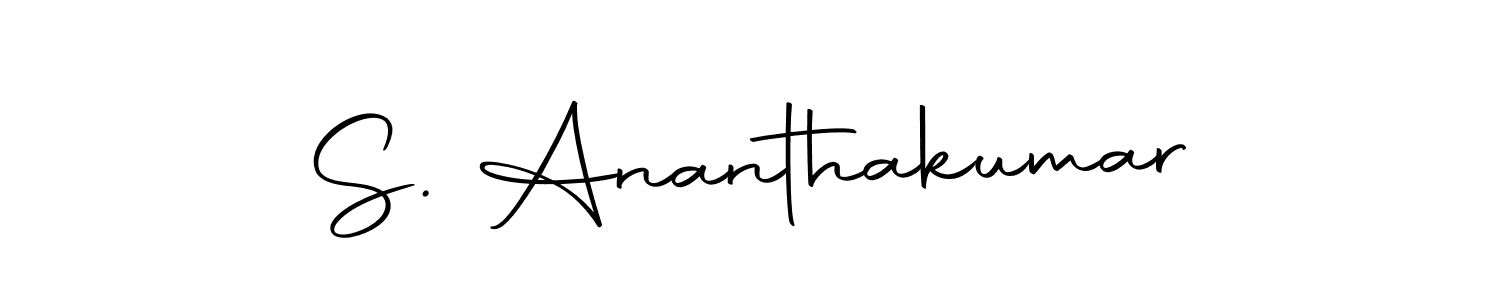 You can use this online signature creator to create a handwritten signature for the name S. Ananthakumar. This is the best online autograph maker. S. Ananthakumar signature style 10 images and pictures png