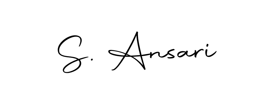 How to make S. Ansari signature? Autography-DOLnW is a professional autograph style. Create handwritten signature for S. Ansari name. S. Ansari signature style 10 images and pictures png