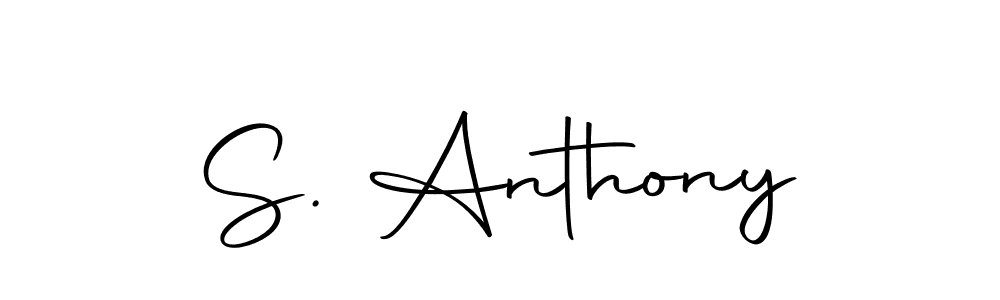 Design your own signature with our free online signature maker. With this signature software, you can create a handwritten (Autography-DOLnW) signature for name S. Anthony. S. Anthony signature style 10 images and pictures png