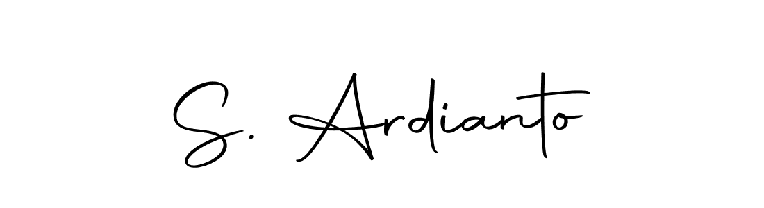 Also we have S. Ardianto name is the best signature style. Create professional handwritten signature collection using Autography-DOLnW autograph style. S. Ardianto signature style 10 images and pictures png