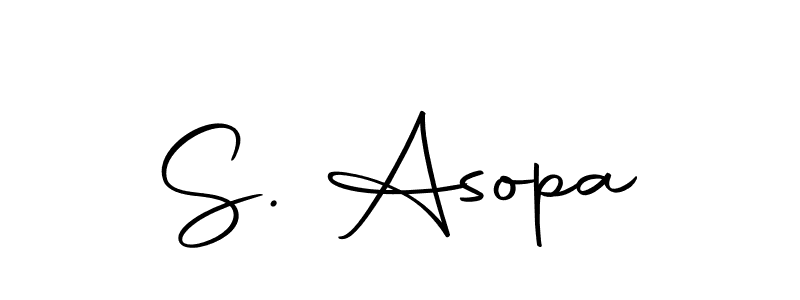 This is the best signature style for the S. Asopa name. Also you like these signature font (Autography-DOLnW). Mix name signature. S. Asopa signature style 10 images and pictures png