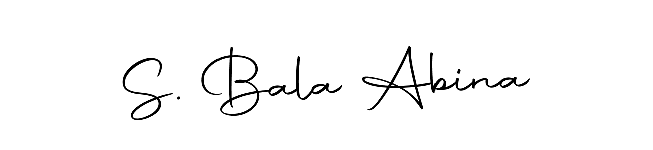 How to make S. Bala Abina signature? Autography-DOLnW is a professional autograph style. Create handwritten signature for S. Bala Abina name. S. Bala Abina signature style 10 images and pictures png