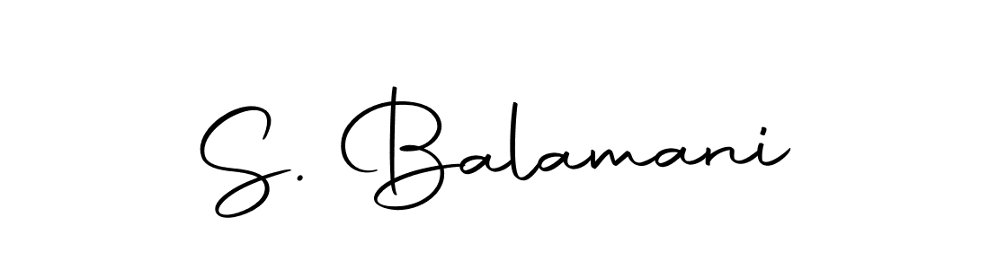 How to make S. Balamani signature? Autography-DOLnW is a professional autograph style. Create handwritten signature for S. Balamani name. S. Balamani signature style 10 images and pictures png