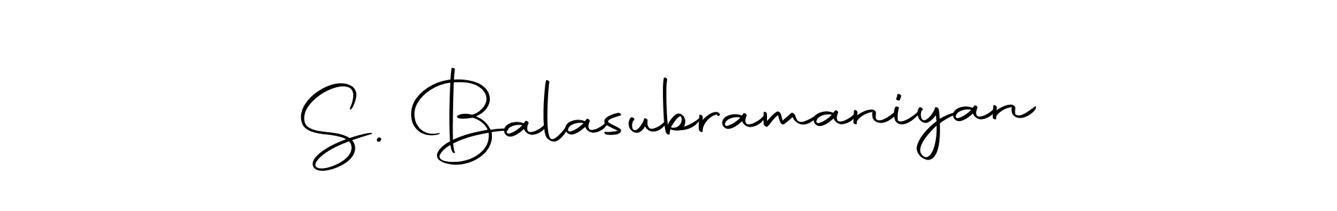 Design your own signature with our free online signature maker. With this signature software, you can create a handwritten (Autography-DOLnW) signature for name S. Balasubramaniyan. S. Balasubramaniyan signature style 10 images and pictures png