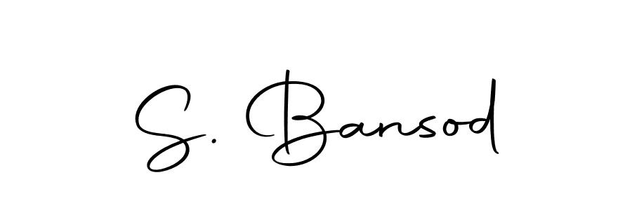 if you are searching for the best signature style for your name S. Bansod. so please give up your signature search. here we have designed multiple signature styles  using Autography-DOLnW. S. Bansod signature style 10 images and pictures png