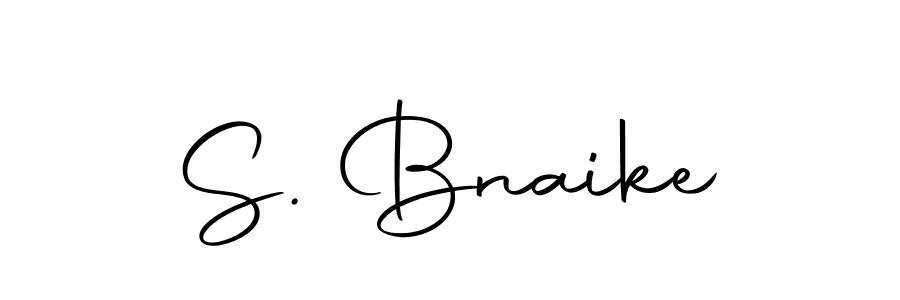 You can use this online signature creator to create a handwritten signature for the name S. Bnaike. This is the best online autograph maker. S. Bnaike signature style 10 images and pictures png