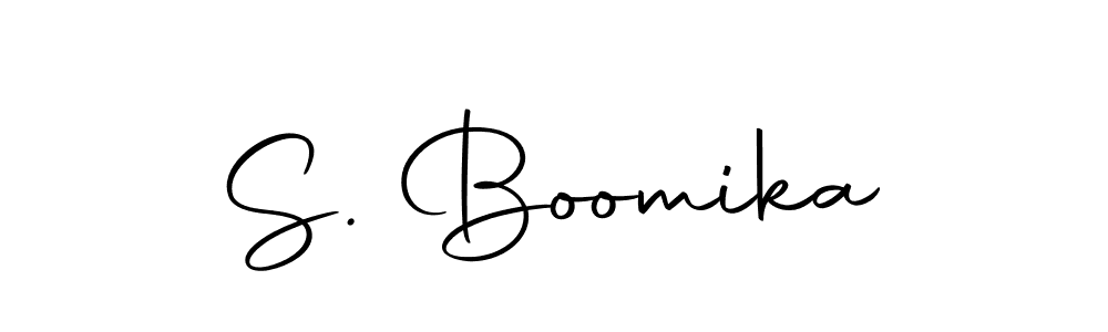 Make a short S. Boomika signature style. Manage your documents anywhere anytime using Autography-DOLnW. Create and add eSignatures, submit forms, share and send files easily. S. Boomika signature style 10 images and pictures png