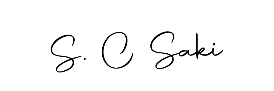 Make a beautiful signature design for name S. C Saki. With this signature (Autography-DOLnW) style, you can create a handwritten signature for free. S. C Saki signature style 10 images and pictures png