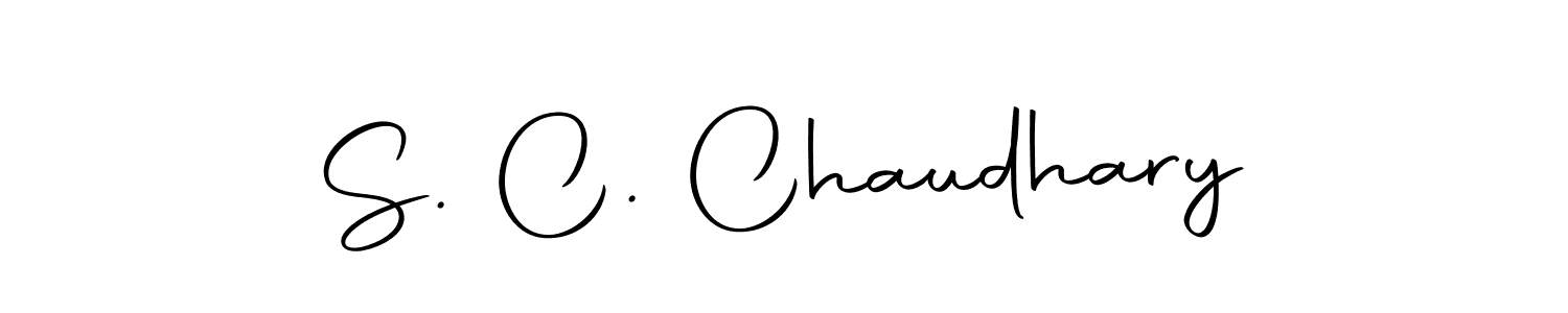 You should practise on your own different ways (Autography-DOLnW) to write your name (S. C. Chaudhary) in signature. don't let someone else do it for you. S. C. Chaudhary signature style 10 images and pictures png