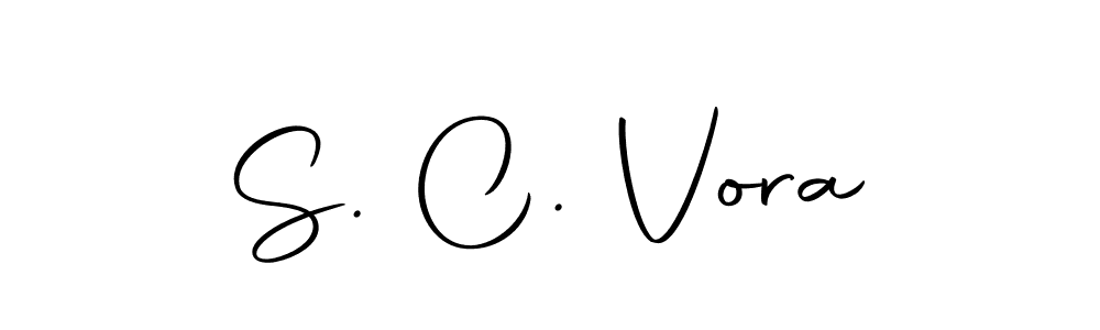 Use a signature maker to create a handwritten signature online. With this signature software, you can design (Autography-DOLnW) your own signature for name S. C. Vora. S. C. Vora signature style 10 images and pictures png