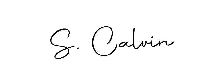 Use a signature maker to create a handwritten signature online. With this signature software, you can design (Autography-DOLnW) your own signature for name S. Calvin. S. Calvin signature style 10 images and pictures png