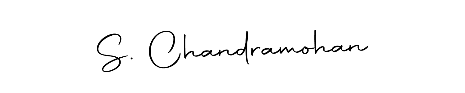 You should practise on your own different ways (Autography-DOLnW) to write your name (S. Chandramohan) in signature. don't let someone else do it for you. S. Chandramohan signature style 10 images and pictures png