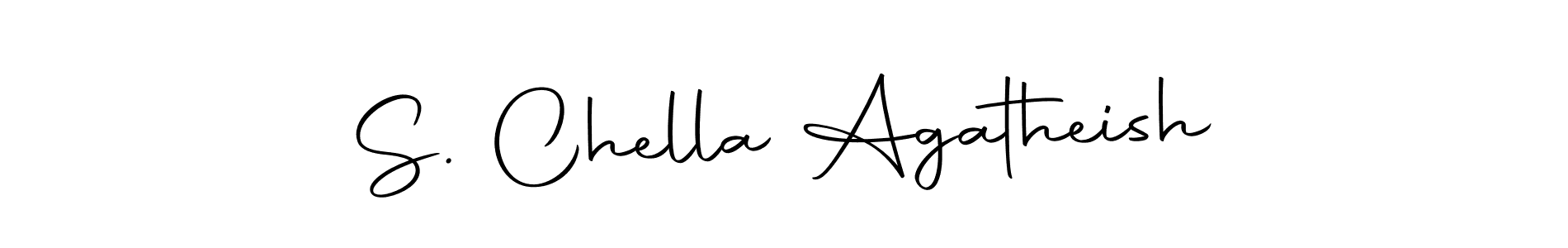 Make a short S. Chella Agatheish signature style. Manage your documents anywhere anytime using Autography-DOLnW. Create and add eSignatures, submit forms, share and send files easily. S. Chella Agatheish signature style 10 images and pictures png