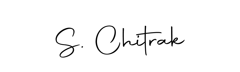 You should practise on your own different ways (Autography-DOLnW) to write your name (S. Chitrak) in signature. don't let someone else do it for you. S. Chitrak signature style 10 images and pictures png