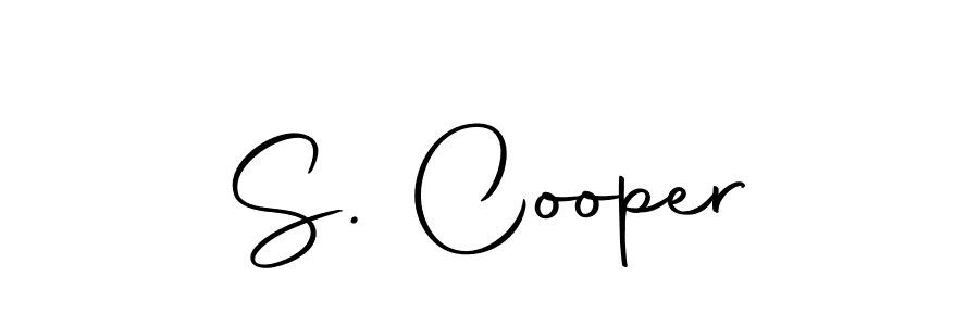Similarly Autography-DOLnW is the best handwritten signature design. Signature creator online .You can use it as an online autograph creator for name S. Cooper. S. Cooper signature style 10 images and pictures png