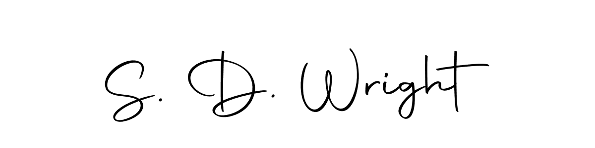 Use a signature maker to create a handwritten signature online. With this signature software, you can design (Autography-DOLnW) your own signature for name S. D. Wright. S. D. Wright signature style 10 images and pictures png