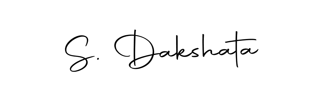 How to make S. Dakshata name signature. Use Autography-DOLnW style for creating short signs online. This is the latest handwritten sign. S. Dakshata signature style 10 images and pictures png