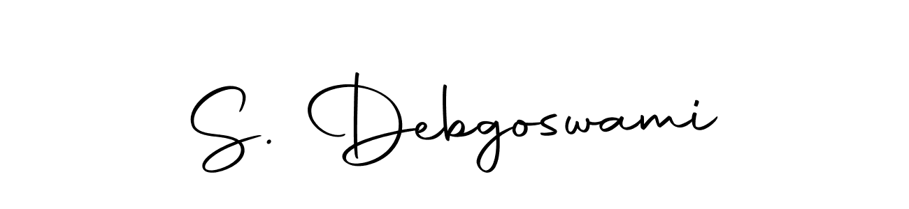 S. Debgoswami stylish signature style. Best Handwritten Sign (Autography-DOLnW) for my name. Handwritten Signature Collection Ideas for my name S. Debgoswami. S. Debgoswami signature style 10 images and pictures png