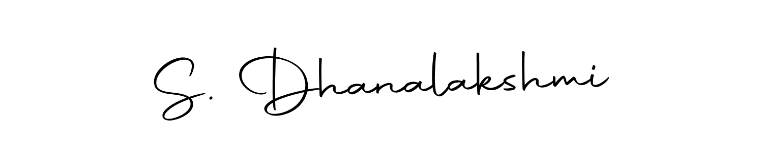 Make a beautiful signature design for name S. Dhanalakshmi. With this signature (Autography-DOLnW) style, you can create a handwritten signature for free. S. Dhanalakshmi signature style 10 images and pictures png