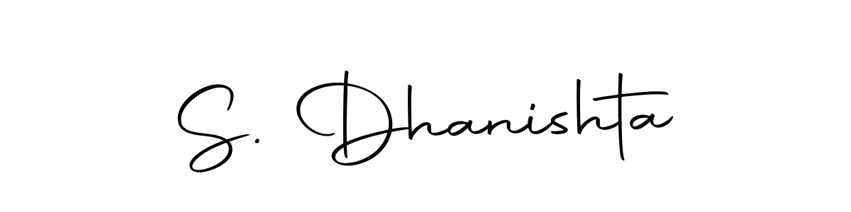 Create a beautiful signature design for name S. Dhanishta. With this signature (Autography-DOLnW) fonts, you can make a handwritten signature for free. S. Dhanishta signature style 10 images and pictures png