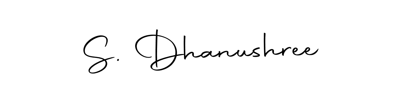 How to make S. Dhanushree signature? Autography-DOLnW is a professional autograph style. Create handwritten signature for S. Dhanushree name. S. Dhanushree signature style 10 images and pictures png