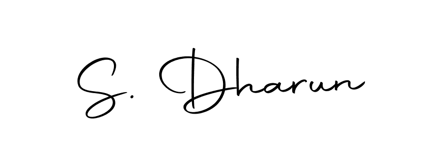 Create a beautiful signature design for name S. Dharun. With this signature (Autography-DOLnW) fonts, you can make a handwritten signature for free. S. Dharun signature style 10 images and pictures png